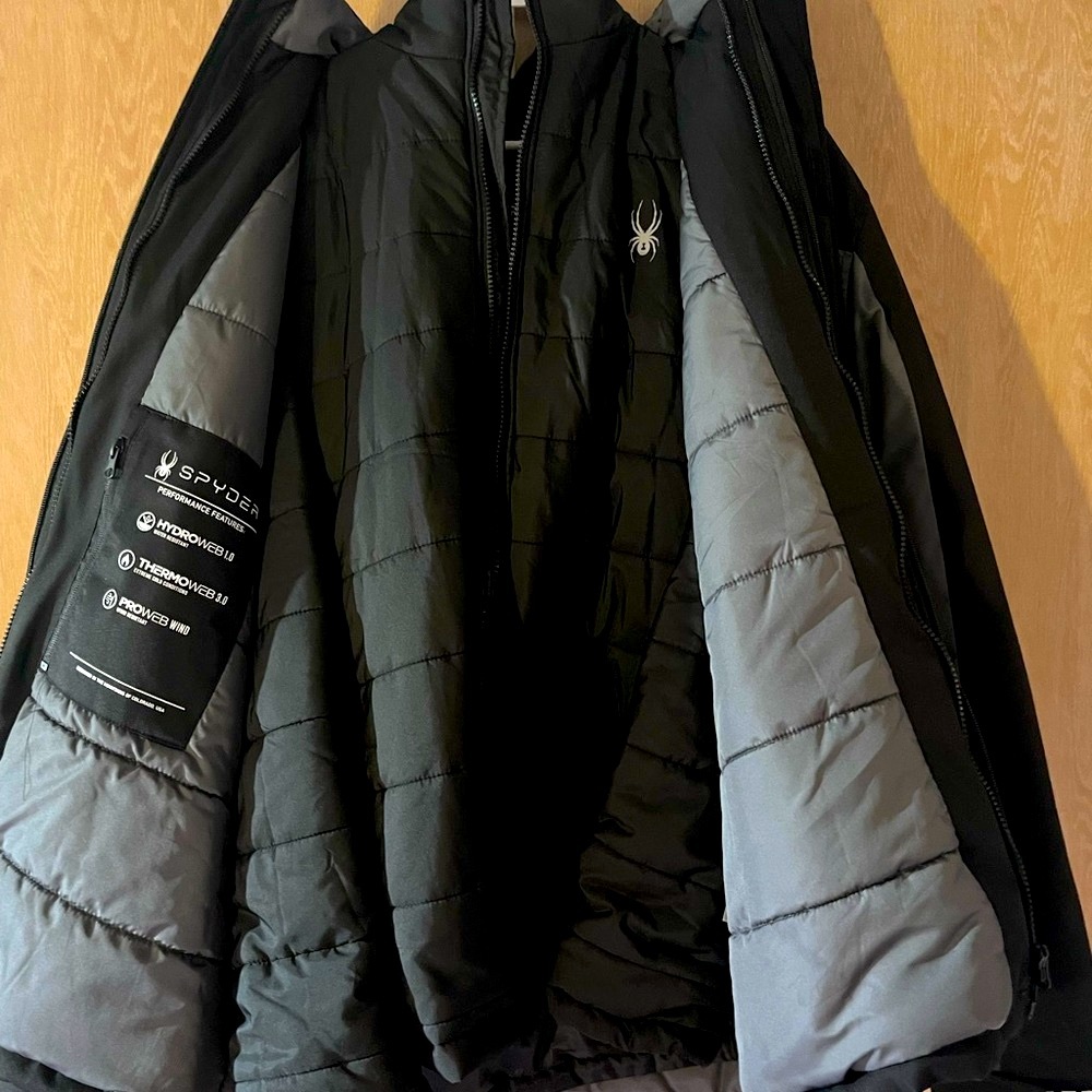Spyder Ski Jacket Hydroweb 1.0 Thermalweb 3.0 Proweb Men’s size L